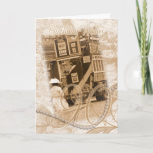 Carte 90e anniversaire - Vintage, Nostalgie, Anniversair