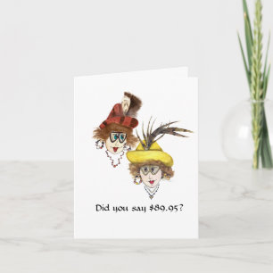 Carte 90ème anniversaire humoristique pour les femmes