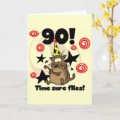 Carte 90ème vol (Fleur jaune)