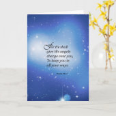 Carte 91:11 de psaume (Fleur jaune)