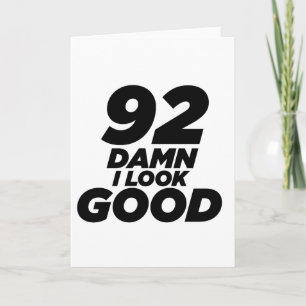 Carte 92 Je suis en forme pour mon anniversaire