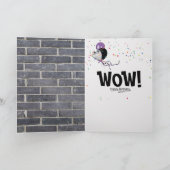 Carte 95e anniversaire Funny Golden Retriever Card (Intérieur)