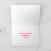 Carte 97e anniversaire : Feu d'artifice festif amusant e (Intérieur)