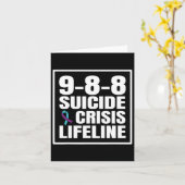 Carte 988 Prévention Du Suicide Et De La Crise (Fleur jaune)