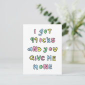 Carte 99 Icks (Debout devant)