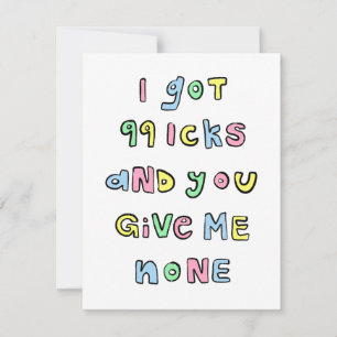 Carte 99 Icks