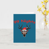Carte 99 Nights Christmas Deer Gamer Fan Merch  (Fleur jaune)