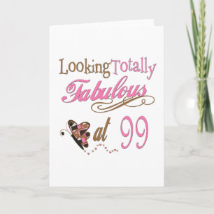 Carte 99e anniversaire