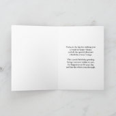 Carte 99e anniversaire avec Green Abstract Design (Intérieur)