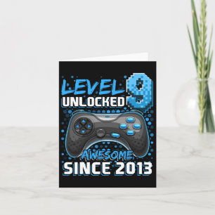 Carte 9 Déverrouillé Awesome 2013 jeu vidéo 9e anniversa