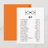 Carte 9B Geeky Lunettes de siège Carte postale v1 (Devant / Derrière)