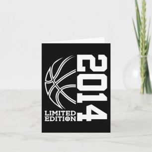 Carte 9e anniversaire Basketball Limited Edition 2014 1