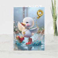 9e anniversaire Duck Dancing In the Rain Puddle