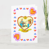 Carte 9e anniversaire - Poterie (Devant)