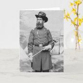 Carte 9ème Dirigeant du Massachusetts, 1860s (Fleur jaune)