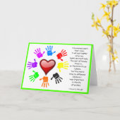 Carte A0001.I Fait une différence.Card.2 (Fleur jaune)