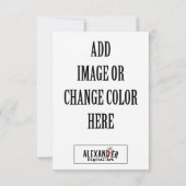 Carte A1 verticale 3,5 x 5 po (Dos)