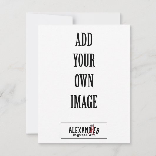 Carte A2 verticale A2 4,25 x 5,5 pouces (Devant)