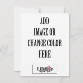 Carte A2 verticale A2 4,25 x 5,5 pouces (Dos)