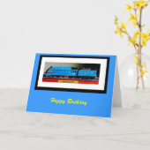 Carte a4 mallard rb, Joyeux anniversaire (Fleur jaune)