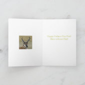 Carte A5 Pronghorn Antelope Head Shot (Intérieur)