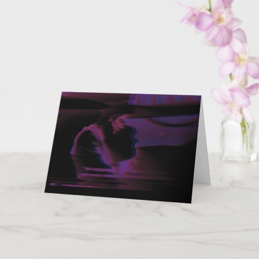 Carte A80 "New In Town" No 002 (Orchidée)