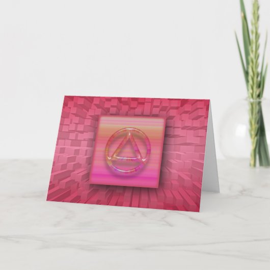 Carte à 12 étapes pour la récupération Sober Circl (Devant)