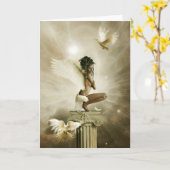 Carte à ailes étant (Fleur jaune)