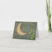 Carte à billets célestes rose et noir (Devant)