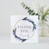 Carte à billets plats "Merci" (Debout devant)