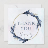 Carte à billets plats "Merci" (Devant)