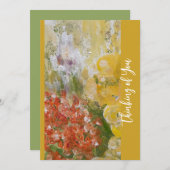 Carte à billets plats Think Spring (Devant / Derrière)