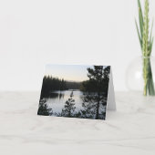 Carte à billets vierges, Mountain Lake (Devant)