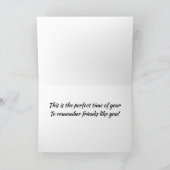 CARTE À "BONS AMIS" UN TOAST DE VACANCES POUR VOUS (Intérieur)