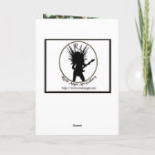 Carte à bulles reflecteur or bleu (Dos)