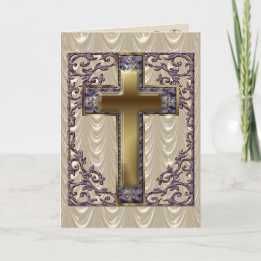 Carte à carreaux violets (Devant)