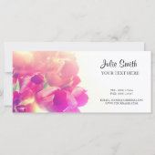 Carte à carter pour tulipes rétro / bon cadeau (Dos)