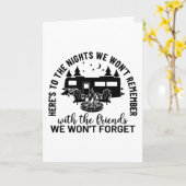 Carte À ces nuits dont on ne se souviendra pas avec les (Fleur jaune)