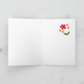 Carte à chance personnalisable - Flower Power (Intérieur)