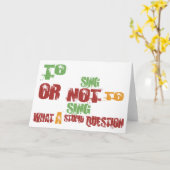 Carte À chanter (Fleur jaune)