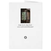 Carte à charnière rustique (Dos)