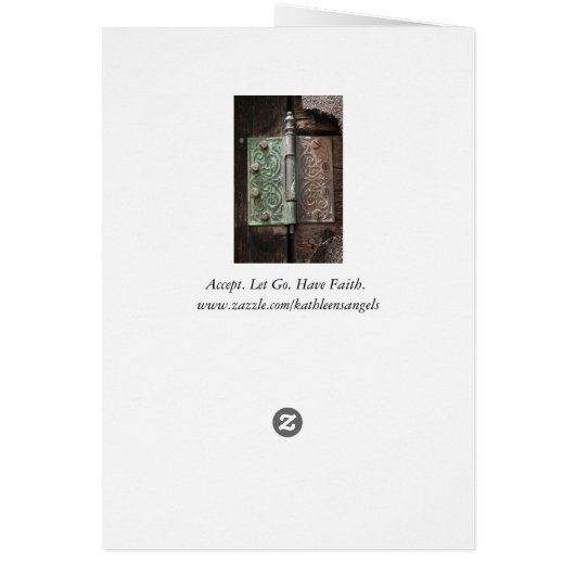 Carte à charnière rustique (Dos)