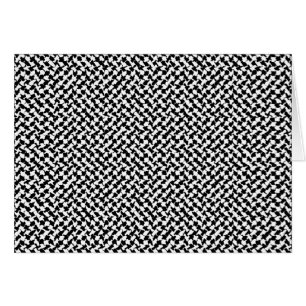 Carte à chèques en noir blanc