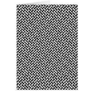 Carte à chèques en noir blanc
