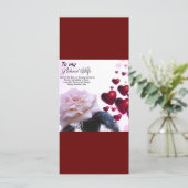 Carte À chère épouse, Joyuse Saint-Valentin (Debout devant)
