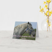 carte à cheval (Fleur jaune)