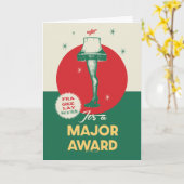 Carte A Christmas Story | Lampe de Jambe Prix Majeur (Fleur jaune)