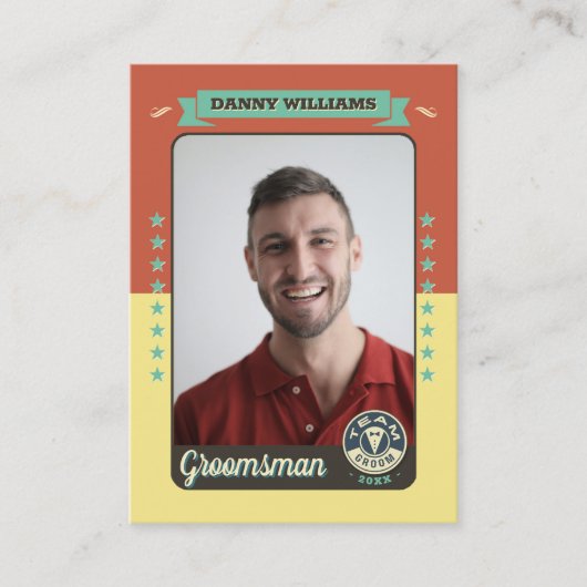 Carte à collectionner personnalisée pour l'équipe (Devant)