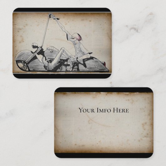 Carte à cycle (Devant / Derrière)