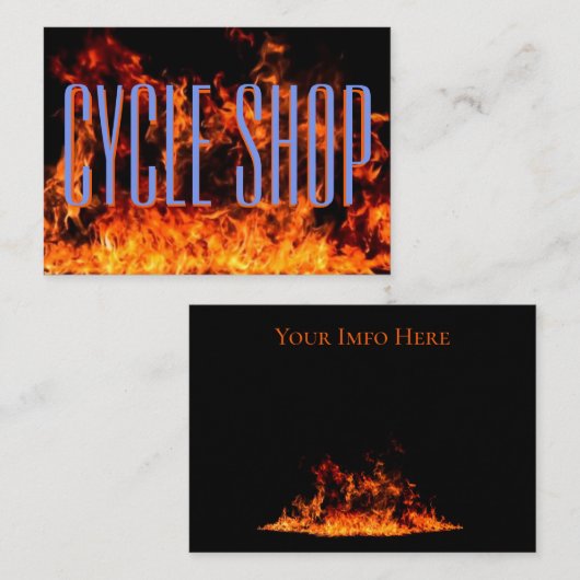 Carte à cycle (Devant / Derrière)